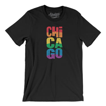 Chicago Illinois Pride Men/Unisex T-Shirt-Allegiant Goods Co. Vintage Sports Apparel