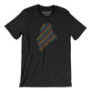 Maine Pride State Men/Unisex T-Shirt-Black-Allegiant Goods Co. Vintage Sports Apparel