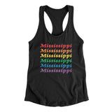 Mississippi Pride Women's Racerback Tank-Allegiant Goods Co. Vintage Sports Apparel