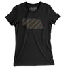 Nebraska Pride State Women's T-Shirt-Black-Allegiant Goods Co. Vintage Sports Apparel