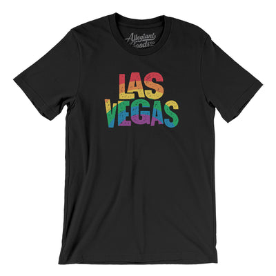 Las Vegas Nevada Pride Men/Unisex T-Shirt-Black-Allegiant Goods Co. Vintage Sports Apparel