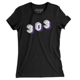 Denver 303 Area Code Women's T-Shirt-Allegiant Goods Co. Vintage Sports Apparel