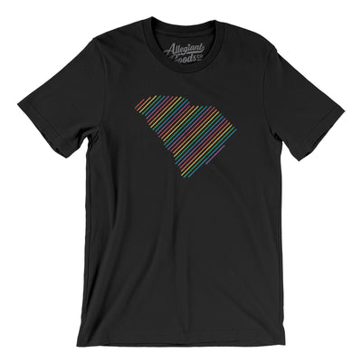 South Carolina Pride State Men/Unisex T-Shirt-Black-Allegiant Goods Co. Vintage Sports Apparel