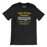 Pittsburgh Three Rivers Stadium Men/Unisex T-Shirt-Allegiant Goods Co. Vintage Sports Apparel