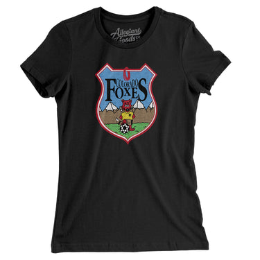 Colorado Foxes Soccer Women's T-Shirt-Allegiant Goods Co. Vintage Sports Apparel