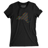New York Pride State Women's T-Shirt-Allegiant Goods Co. Vintage Sports Apparel
