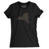 New York Pride State Women's T-Shirt-Black-Allegiant Goods Co. Vintage Sports Apparel