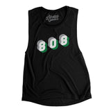 Honolulu 808 Area Code Women's Flowey Scoopneck Muscle Tank-Allegiant Goods Co. Vintage Sports Apparel