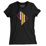 Washington D.C. Helmet Stripes Women's T-Shirt-Allegiant Goods Co. Vintage Sports Apparel