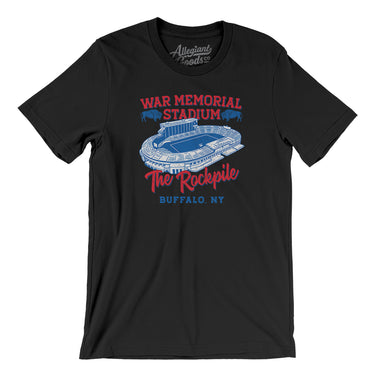 Buffalo War Memorial Stadium Men/Unisex T-Shirt-Allegiant Goods Co. Vintage Sports Apparel