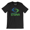 Portland Storm Football Men/Unisex T-Shirt-Black-Allegiant Goods Co. Vintage Sports Apparel