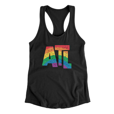 Atlanta Georgia Pride Women's Racerback Tank-Allegiant Goods Co. Vintage Sports Apparel
