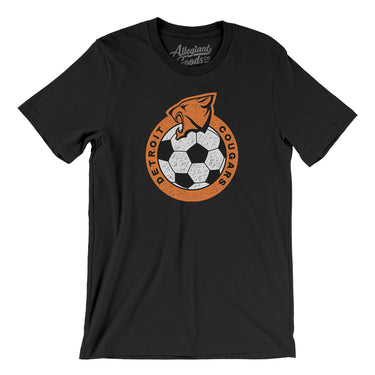 Detroit Cougars Soccer Men/Unisex T-Shirt-Allegiant Goods Co. Vintage Sports Apparel
