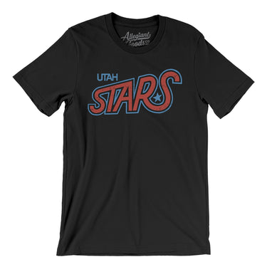 Utah Stars Basketball Men/Unisex T-Shirt-Allegiant Goods Co. Vintage Sports Apparel