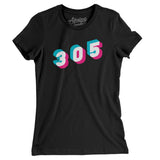 Miami 305 Area Code Women's T-Shirt-Allegiant Goods Co. Vintage Sports Apparel