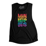 Minneapolis Minnesota Pride Women's Flowey Scoopneck Muscle Tank-Allegiant Goods Co. Vintage Sports Apparel