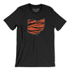 Ohio Tiger Stripes Men/Unisex T-Shirt-Black-Allegiant Goods Co. Vintage Sports Apparel
