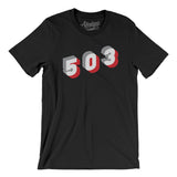 Portland 503 Area Code Men/Unisex T-Shirt-Allegiant Goods Co. Vintage Sports Apparel