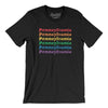 Pennsylvania Pride Men/Unisex T-Shirt-Black-Allegiant Goods Co. Vintage Sports Apparel