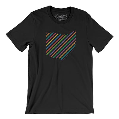 Ohio Pride State Men/Unisex T-Shirt-Black-Allegiant Goods Co. Vintage Sports Apparel