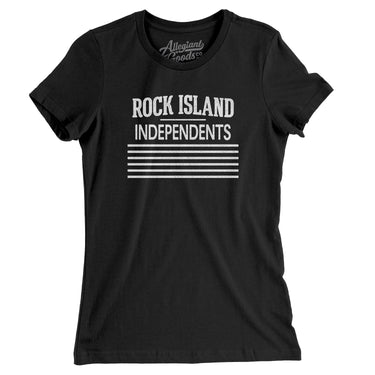 Rock Island Independents Football Women's T-Shirt-Allegiant Goods Co. Vintage Sports Apparel