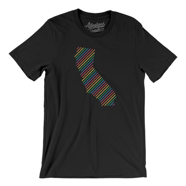 California Pride State Men/Unisex T-Shirt-Allegiant Goods Co. Vintage Sports Apparel