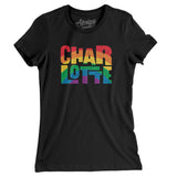 Charlotte North Carolina Pride Women's T-Shirt-Allegiant Goods Co. Vintage Sports Apparel