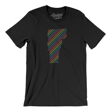 Vermont Pride State Men/Unisex T-Shirt-Allegiant Goods Co. Vintage Sports Apparel