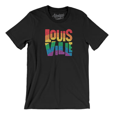 Louisville Kentucky Pride Men/Unisex T-Shirt-Allegiant Goods Co. Vintage Sports Apparel