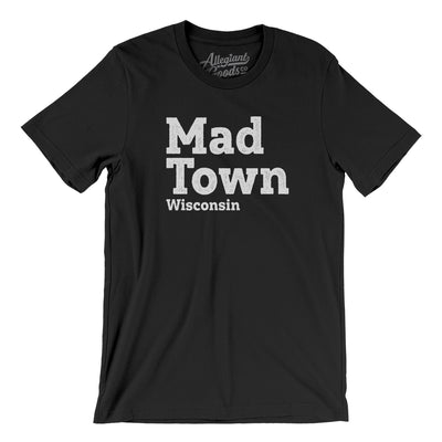 Mad-Town Men/Unisex T-Shirt-Black-Allegiant Goods Co. Vintage Sports Apparel