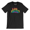 Los Angeles California Pride Men/Unisex T-Shirt-Black-Allegiant Goods Co. Vintage Sports Apparel