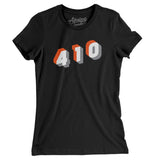 Baltimore 410 Area Code Women's T-Shirt-Allegiant Goods Co. Vintage Sports Apparel
