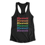 Hawaii Pride Women's Racerback Tank-Allegiant Goods Co. Vintage Sports Apparel