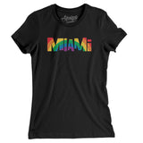 Miami Florida Pride Women's T-Shirt-Allegiant Goods Co. Vintage Sports Apparel
