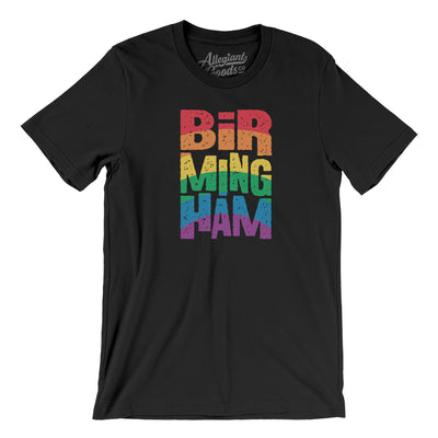 Birmingham Alabama Pride Men/Unisex T-Shirt-Black-Allegiant Goods Co. Vintage Sports Apparel
