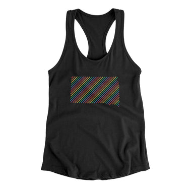 South Dakota Pride State Women's Racerback Tank-Allegiant Goods Co. Vintage Sports Apparel