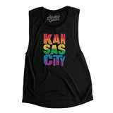 Kansas City Pride Women's Flowey Scoopneck Muscle Tank-Allegiant Goods Co. Vintage Sports Apparel