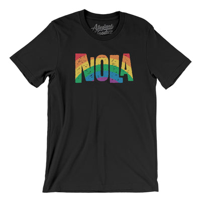New Orleans Louisiana Pride Men/Unisex T-Shirt-Black-Allegiant Goods Co. Vintage Sports Apparel