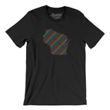 Wisconsin Pride State Men/Unisex T-Shirt-Allegiant Goods Co. Vintage Sports Apparel