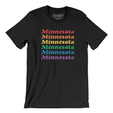 Minnesota Pride Men/Unisex T-Shirt-Allegiant Goods Co. Vintage Sports Apparel