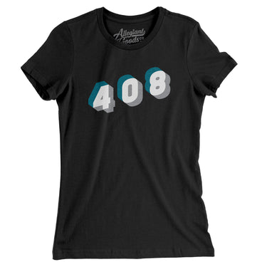 San Jose 408 Area Code Women's T-Shirt-Allegiant Goods Co. Vintage Sports Apparel