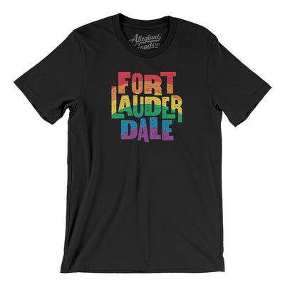 Fort Lauderdale Florida Pride Men/Unisex T-Shirt-Black-Allegiant Goods Co. Vintage Sports Apparel