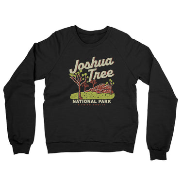 Joshua Tree National Park Midweight Crewneck Sweatshirt-Allegiant Goods Co. Vintage Sports Apparel