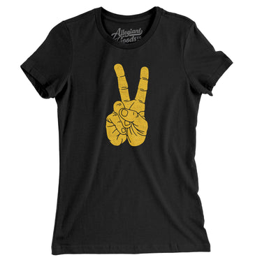 V For Victory Women's T-Shirt-Allegiant Goods Co. Vintage Sports Apparel