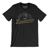 Drink Like a Louisianian Men/Unisex T-Shirt-Allegiant Goods Co. Vintage Sports Apparel