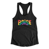 Boise Idaho Pride Women's Racerback Tank-Allegiant Goods Co. Vintage Sports Apparel
