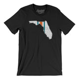 Florida Helmet Stripes Men/Unisex T-Shirt-Allegiant Goods Co. Vintage Sports Apparel
