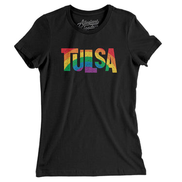 Tulsa Oklahoma Pride Women's T-Shirt-Allegiant Goods Co. Vintage Sports Apparel