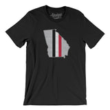 Georgia Stripes Men/Unisex T-Shirt-Allegiant Goods Co. Vintage Sports Apparel