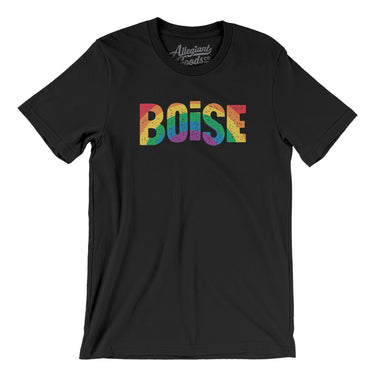 Boise Idaho Pride Men/Unisex T-Shirt-Allegiant Goods Co. Vintage Sports Apparel